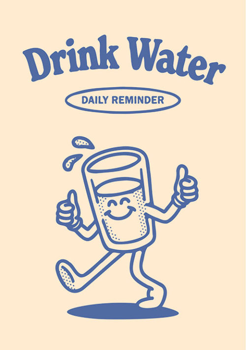 Drink Water Daily Reminder - Magnus Myhre