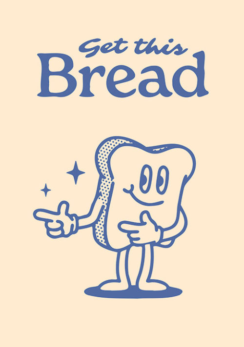 Get This Bread - Blue - Magnus Myhre