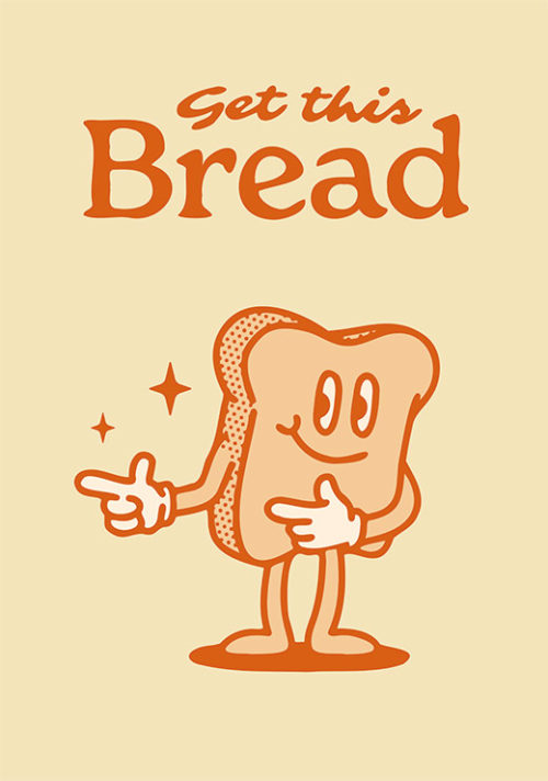 Get This Bread - Orange - Magnus Myhre