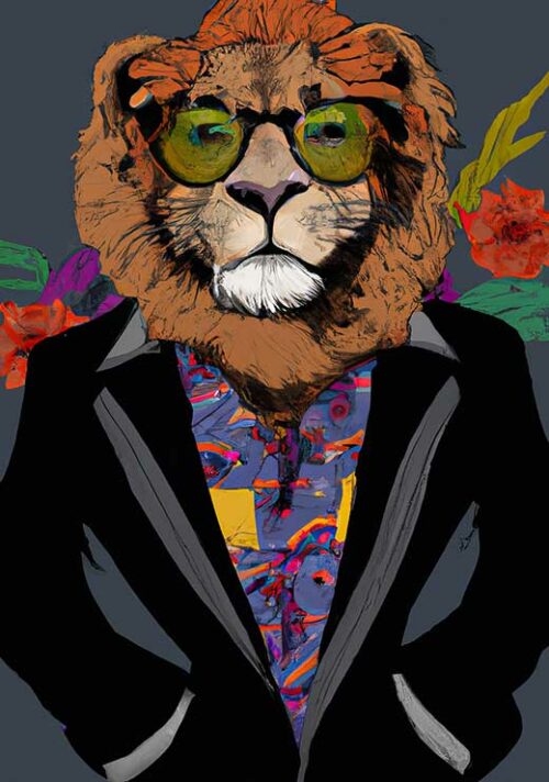 Lion in Suit